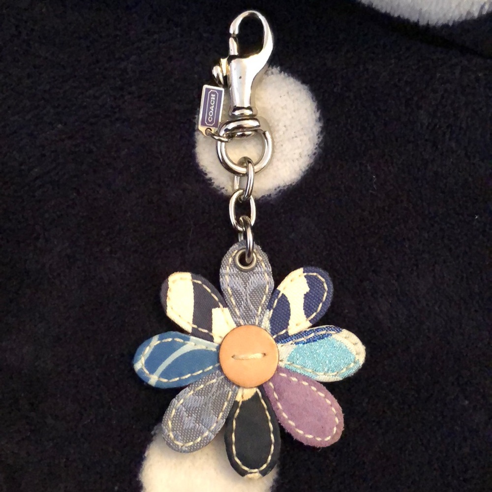 Coach Flower Bag Charm